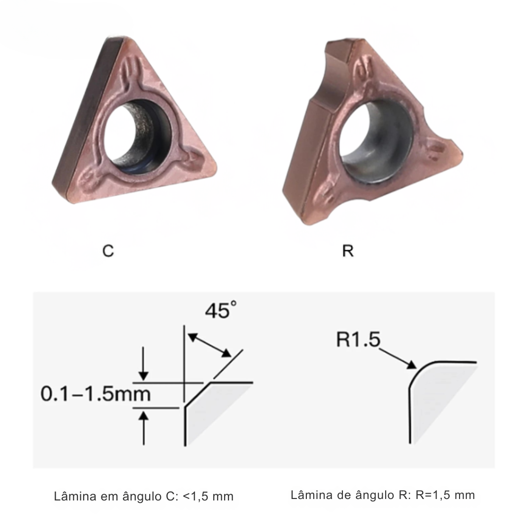 Kit 10 Laminas Para Refiladora Pneumática