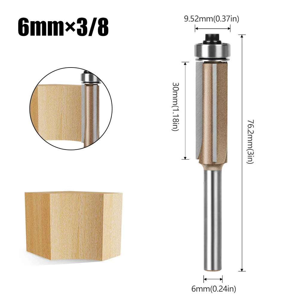 Fresa Reta com Rolamento