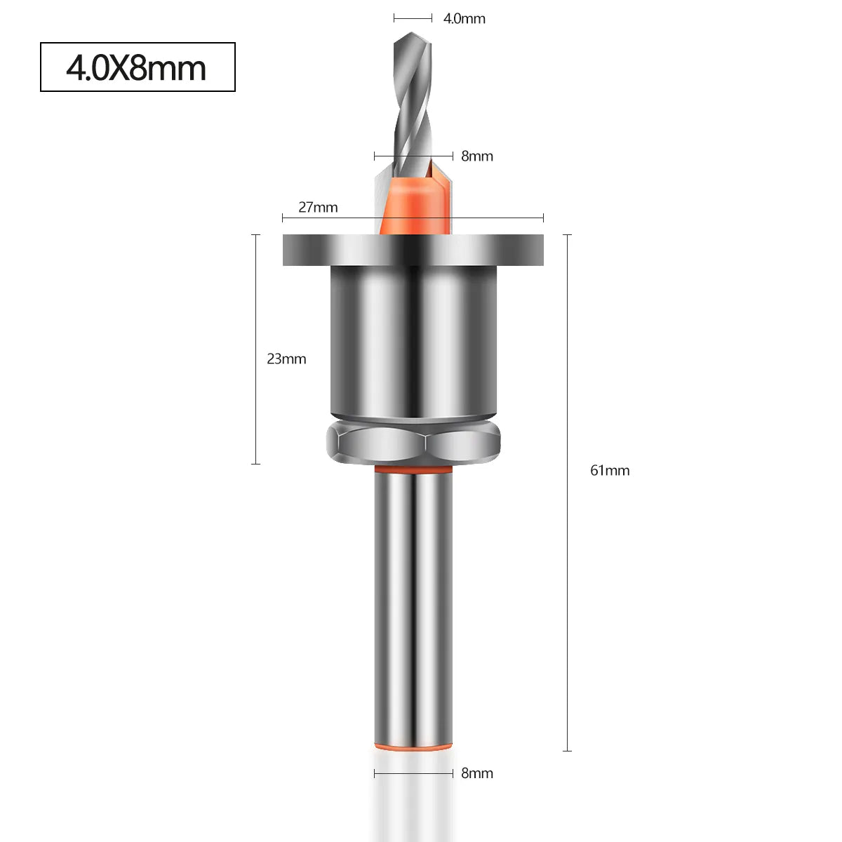 Broca Escareador 8mm Com Limitador