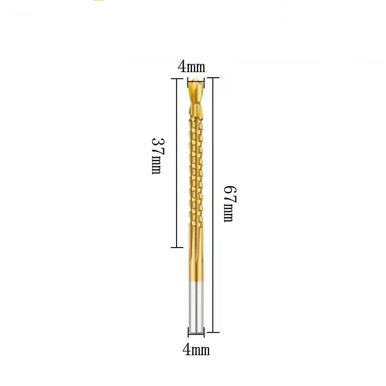 Conjunto de brocas serrilhadas HSS – Kit completo com 6 peças
