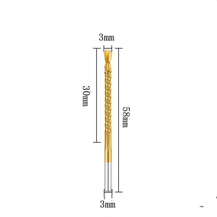 Conjunto de brocas serrilhadas HSS – Kit completo com 6 peças