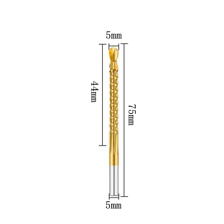 Conjunto de brocas serrilhadas HSS – Kit completo com 6 peças