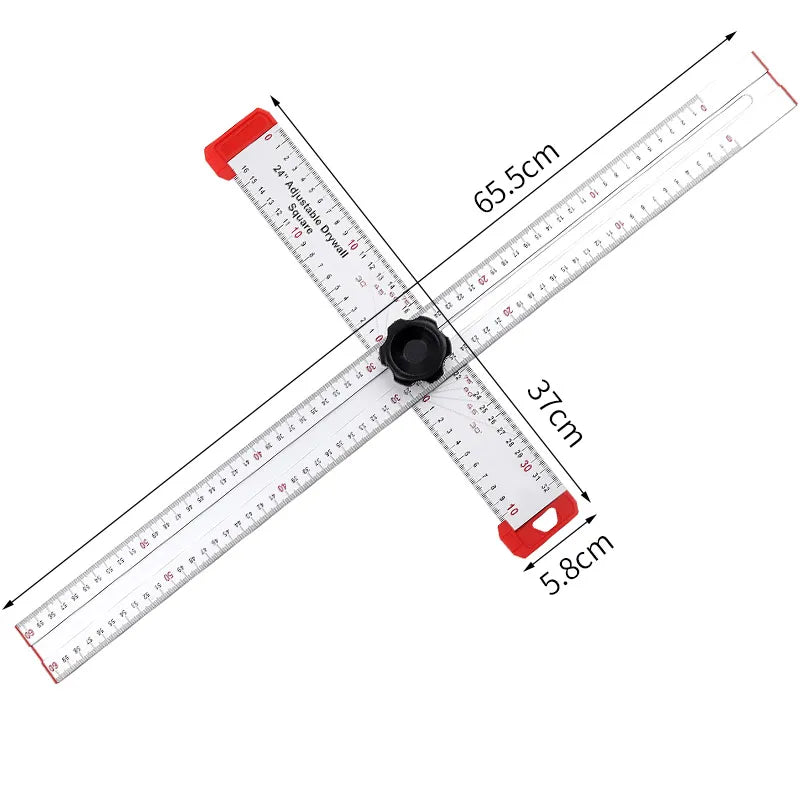 Régua de alta precisão ângulo 60cm