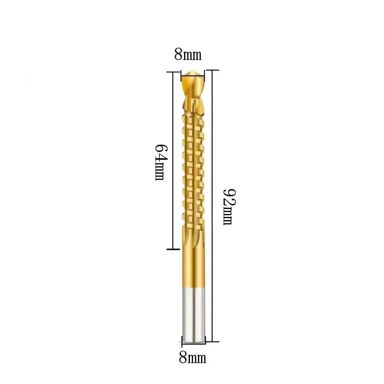 Conjunto de brocas serrilhadas HSS – Kit completo com 6 peças