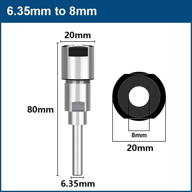 Extensor de Fresa Para Tupia e CNC