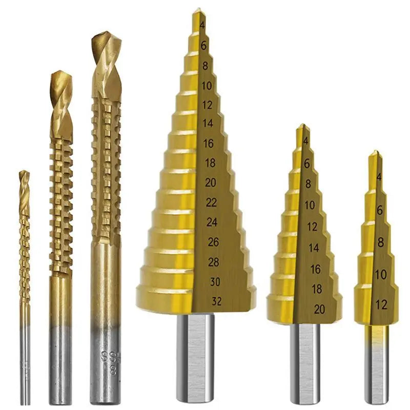 Kit 6 Brocas Em Cone
