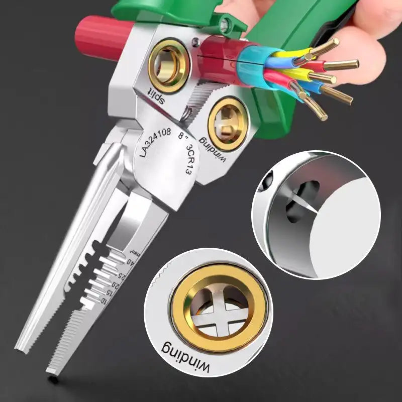 Alicate Multifuncional 8 em 1 com Detector de Tensão