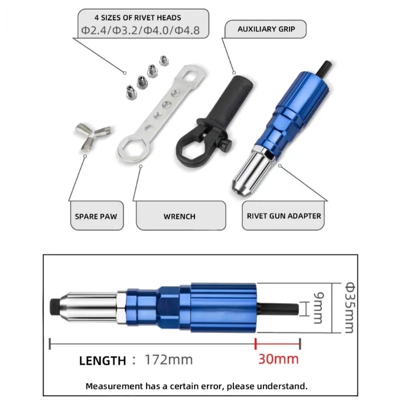 Adaptador Rebitador